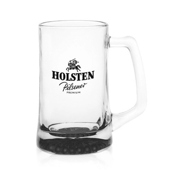 25 oz. tall glass beer mug with star bottom.... from ASI 39552 BEL Promo
