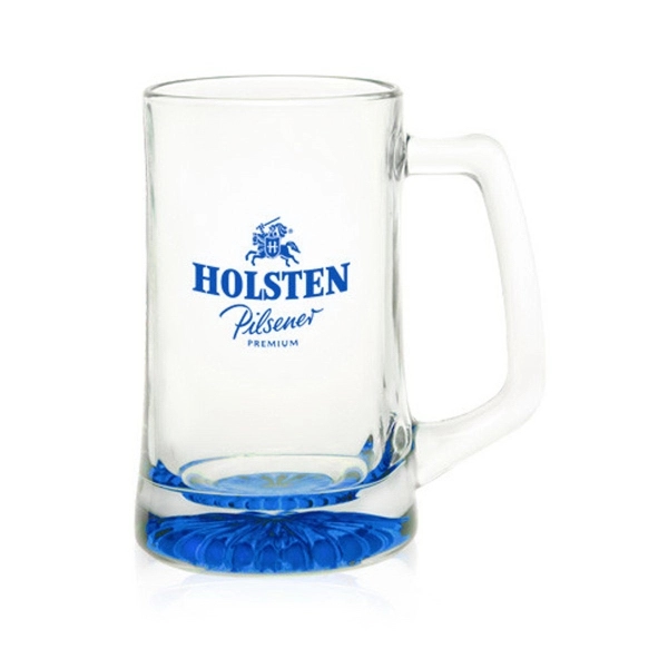 25 oz. tall glass beer mug with star bottom.... from ASI 39552 BEL Promo