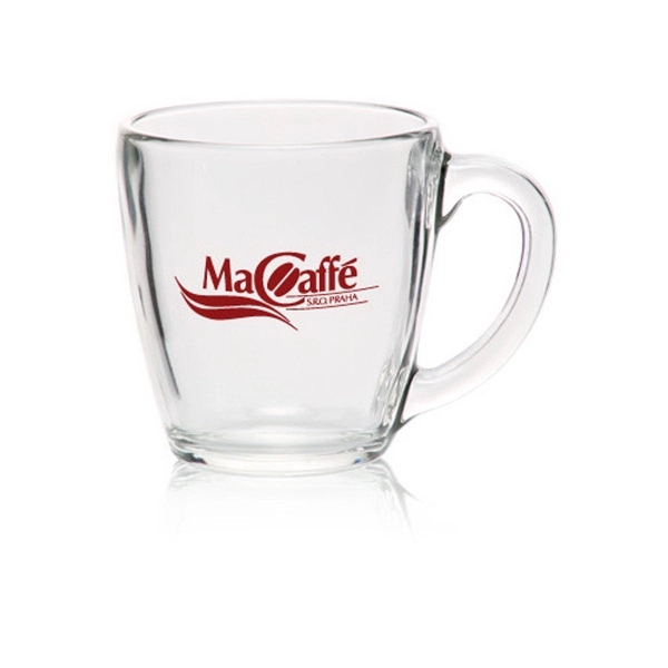 15.5 oz. glass tapered mug has a thick handle and base.... from ASI 39552 BEL Promo