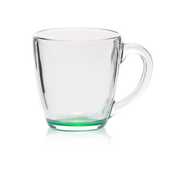 15.5 oz. glass tapered mug has a thick handle and base.... from ASI 39552 BEL Promo