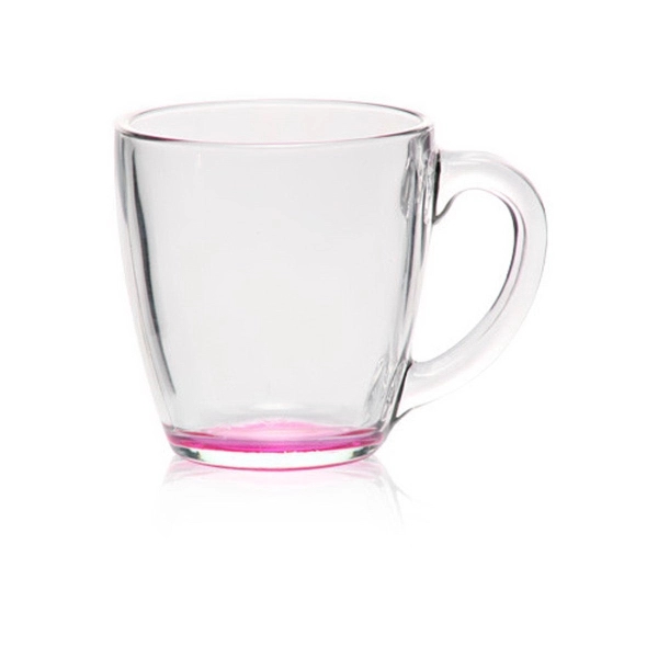 15.5 oz. glass tapered mug has a thick handle and base.... from ASI 39552 BEL Promo