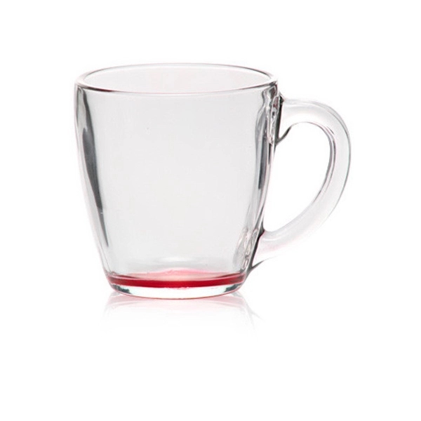 15.5 oz. glass tapered mug has a thick handle and base.... from ASI 39552 BEL Promo