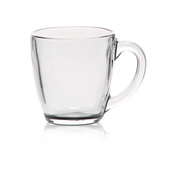 15.5 oz. glass tapered mug has a thick handle and base.... from ASI 39552 BEL Promo