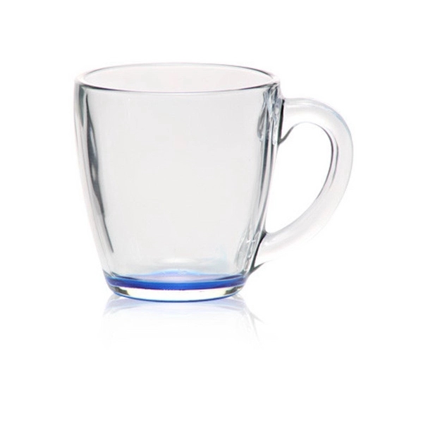15.5 oz. glass tapered mug has a thick handle and base.... from ASI 39552 BEL Promo