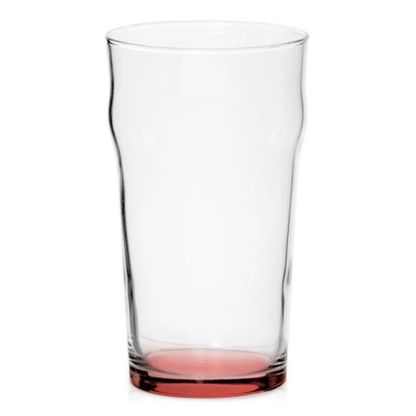 Clear 19 oz tapered pub glass with slick curve glass design.... from ASI 39552 BEL Promo