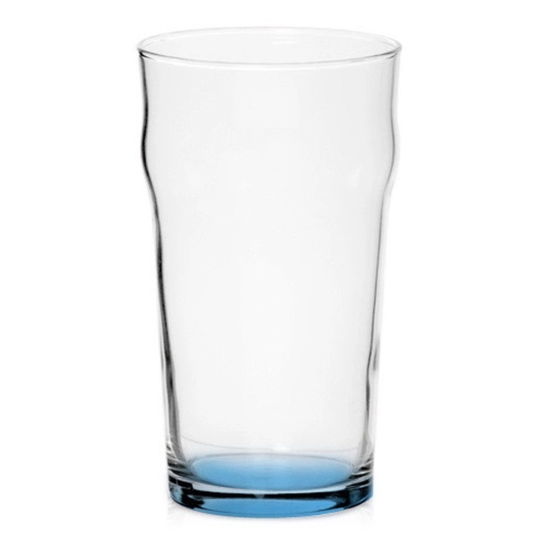 Clear 19 oz tapered pub glass with slick curve glass design.... from ASI 39552 BEL Promo