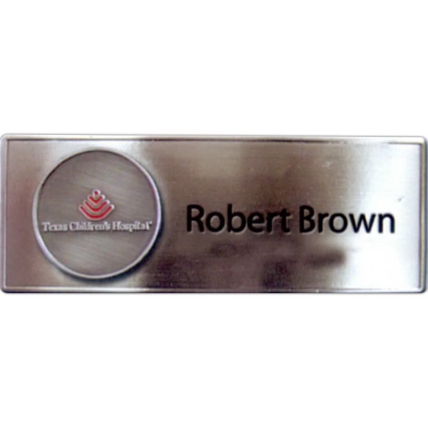 Metal name badge - 1 1/4" x 3".... from ASI 67961 Lorente LLC / Lorente
