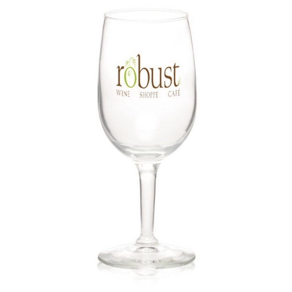 Clear tall wine glass with stem glass design, 6.5 oz.... from ASI 39552 BEL Promo