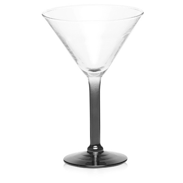 Clear 8.5 oz martini glass with a thick stem design and... from ASI 39552 BEL Promo