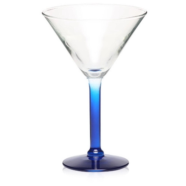 Clear 8.5 oz martini glass with a thick stem design and... from ASI 39552 BEL Promo