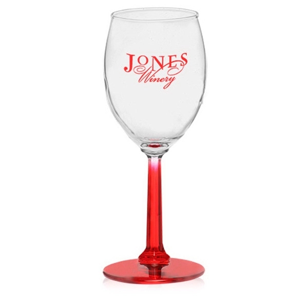 Clear 6.5 oz wine glass with hexagonally shaved glass design.... from ASI 39552 BEL Promo