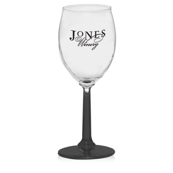 Clear 6.5 oz wine glass with hexagonally shaved glass design.... from ASI 39552 BEL Promo