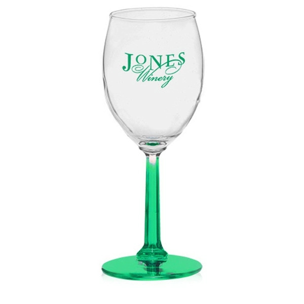 Clear 6.5 oz wine glass with hexagonally shaved glass design.... from ASI 39552 BEL Promo