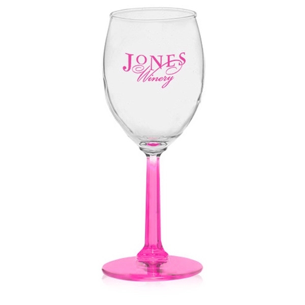 Clear 6.5 oz wine glass with hexagonally shaved glass design.... from ASI 39552 BEL Promo