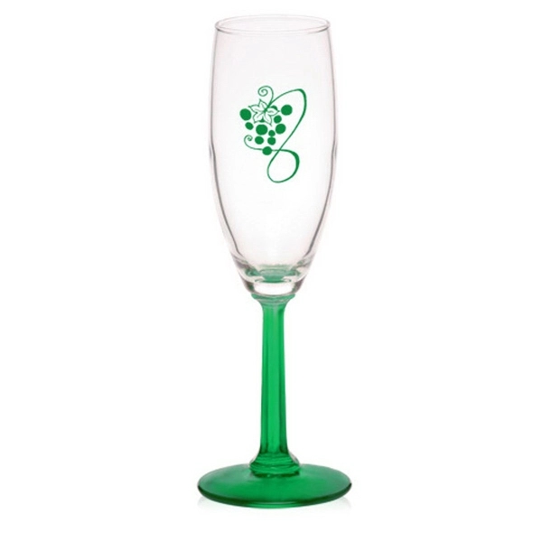 Clear champagne flute glass, 6 oz.... from ASI 39552 BEL Promo
