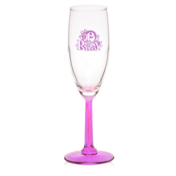 Clear champagne flute glass, 6 oz.... from ASI 39552 BEL Promo