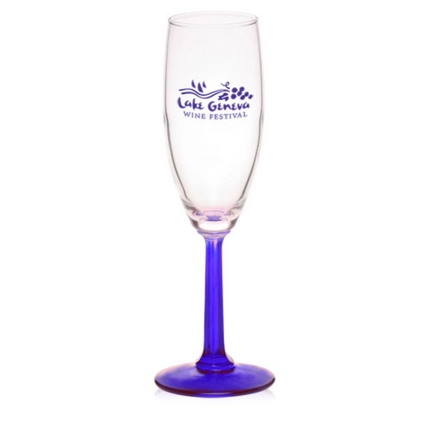 Clear champagne flute glass, 6 oz.... from ASI 39552 BEL Promo