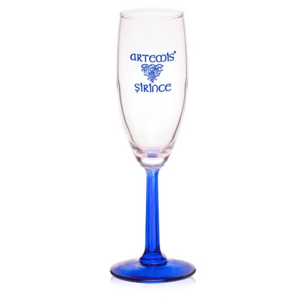 Clear champagne flute glass, 6 oz.... from ASI 39552 BEL Promo