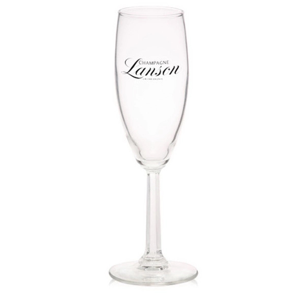 Clear champagne flute glass, 6 oz.... from ASI 39552 BEL Promo