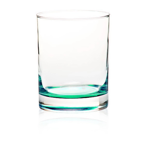 Clear 13.5 oz cylindrical whiskey glass with heavy base and smooth... from ASI 39552 BEL Promo