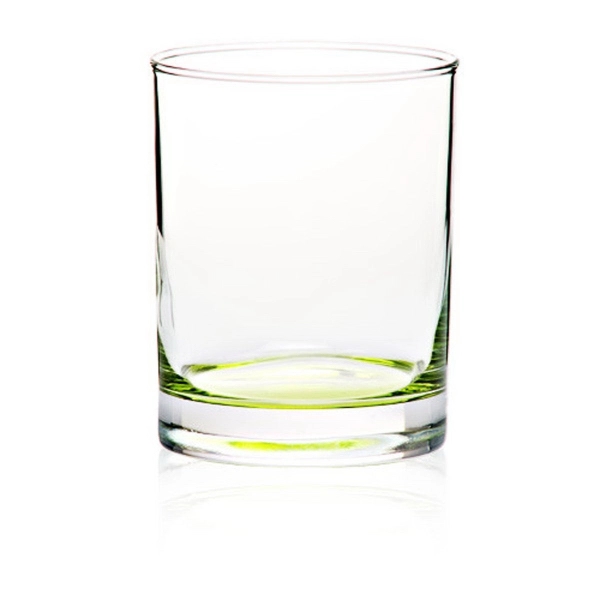 Clear 13.5 oz cylindrical whiskey glass with heavy base and smooth... from ASI 39552 BEL Promo