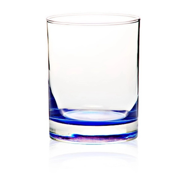 Clear 13.5 oz cylindrical whiskey glass with heavy base and smooth... from ASI 39552 BEL Promo