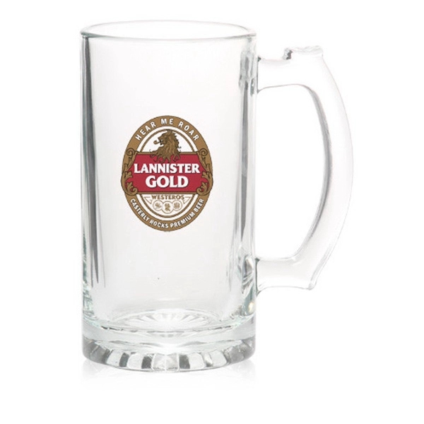 Imported star-bottom sports beer mug with handy thumb grip, 16 oz.... from ASI 39552 BEL Promo