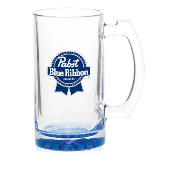 Imported star-bottom sports beer mug with handy thumb grip, 16 oz.... from ASI 39552 BEL Promo