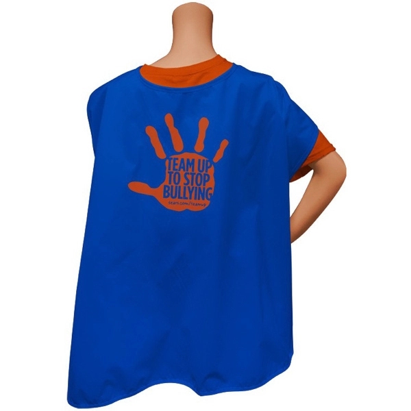 35 1/2" x 30" nylon child hero cape with ties to... from ASI 31260 AdCapitol