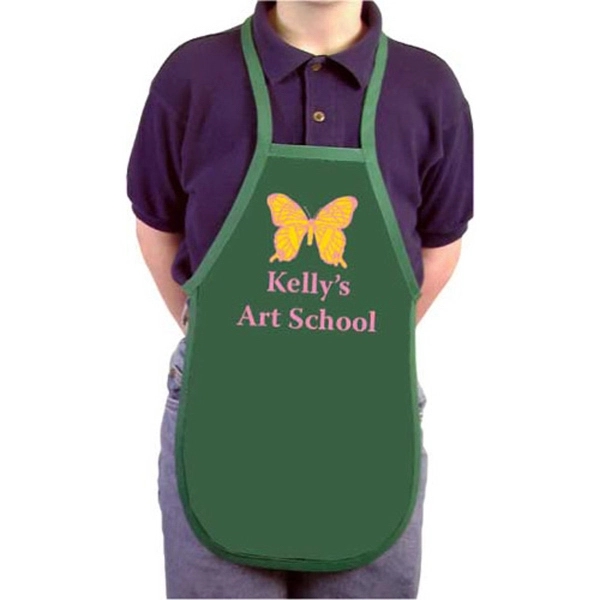 4" x 18" youth-sized poly-cotton twill apron; includes 2 pockets and... from ASI 31260 AdCapitol