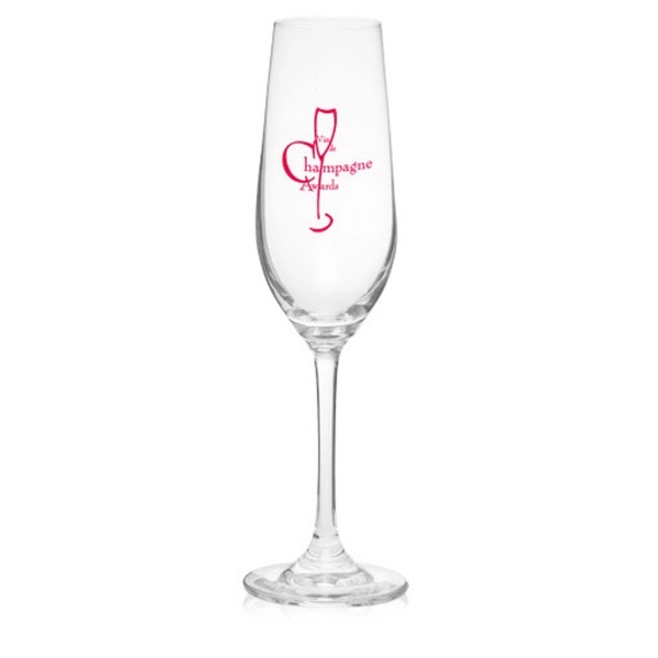 8.3 oz. 100% Lead free crystal wine glass; with colored stem... from ASI 39552 BEL Promo