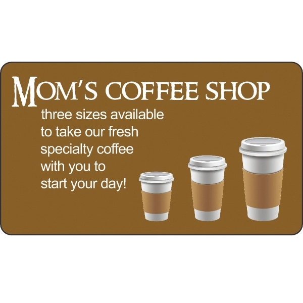 Stick-it anywhere counter mat with a gloss finish and special low... from ASI 79392 Premiums Plus Inc