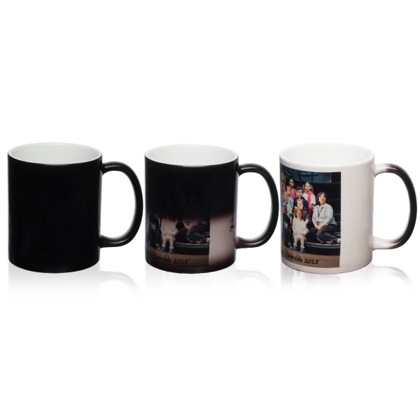 Photo sublimation ceramic mug starts black and transitions to reveal your... from ASI 39552 BEL Promo