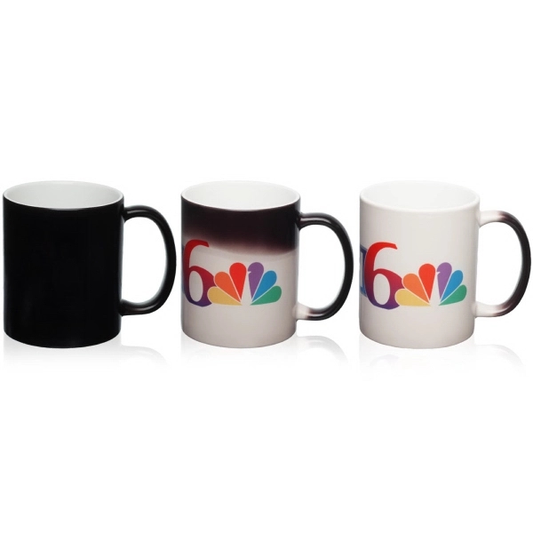 Photo sublimation ceramic mug starts black and transitions to reveal your... from ASI 39552 BEL Promo