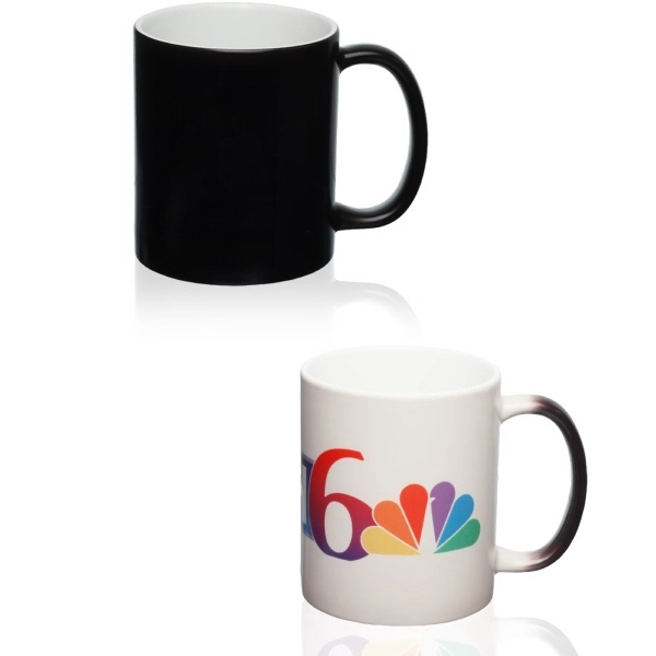 Photo sublimation ceramic mug starts black and transitions to reveal your... from ASI 39552 BEL Promo