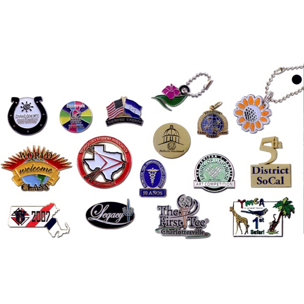 Lapel Pins, Emblems, and Zipper Pulls... from ASI 67961 Lorente LLC / Lorente