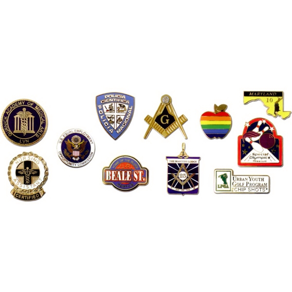 Lapel Pins,Emblems, & Zipper Pulls... from ASI 67961 Lorente LLC / Lorente