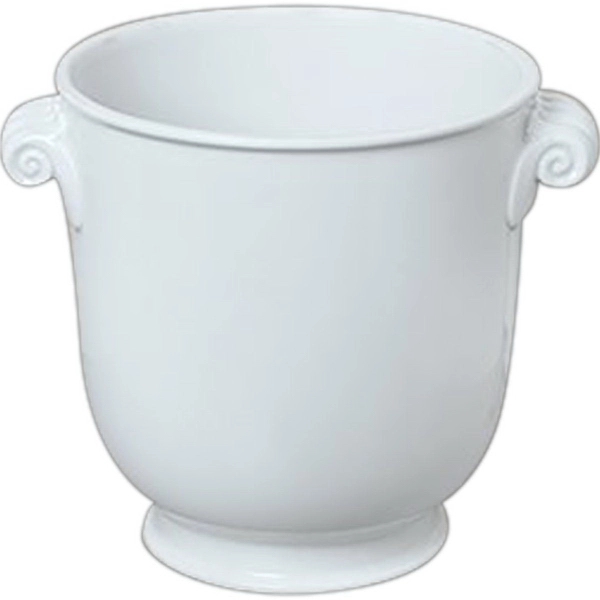 Champagne or Wine Cooler, Planter, 9", Fine White Porcelain... from ASI 68878 Mar's Line / Mar's Promotions / MAR's Line Mars China Collection