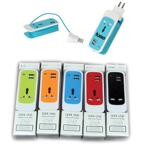 Universal USB wall charger for home or travel with USB cable.... from ASI 39820 Opusline (Benmex) / Opus Line