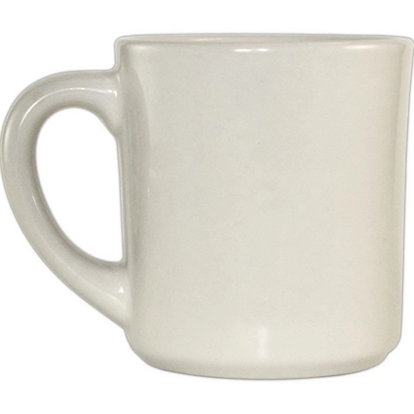 Restaurant Grade China - American White Stoneware Collection, Mug, 10 oz... from ASI 68878 Mar's Line / Mar's Promotions / MAR's Line Mars China Collection
