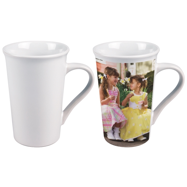 The 16 oz. ceramic latte mug resembles our 10 oz. porcelain... from ASI 77988 Photo USA Corp / Photo USA