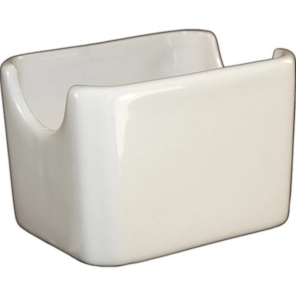 Restaurant Grade China - American White Stoneware Collection, Sugar Packet Holder,... from ASI 68878 Mar's Line / Mar's Promotions / MAR's Line Mars China Collection