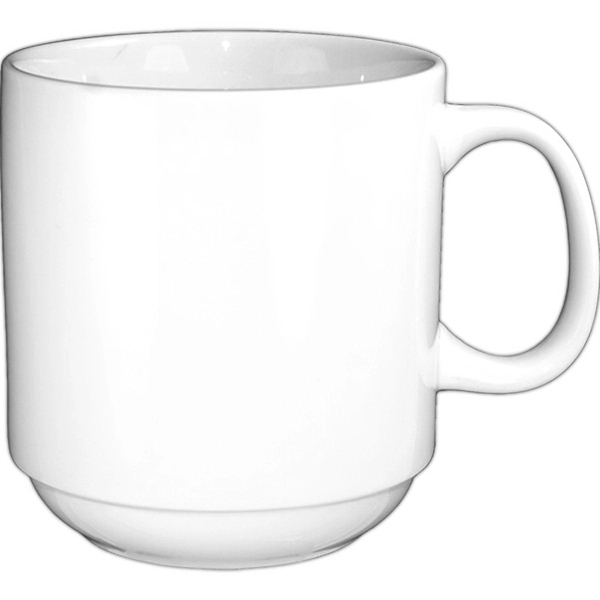 Restaurant Grade China - Classic White Porcelain Collection Cup, A.D., 3... from ASI 68878 Mar's Line / Mar's Promotions / MAR's Line Mars China Collection