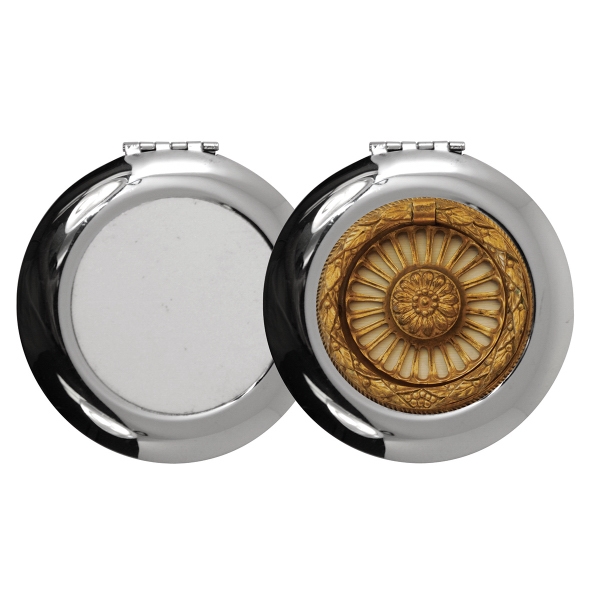 Round shaped compact with interior mirror - our most popular shape!... from ASI 77988 Photo USA Corp / Photo USA