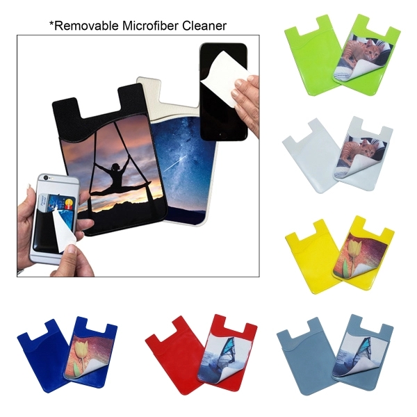 Silicone card wallet adheres to the back of any cell phone.... from ASI 34800 Alstar Creations / Alstar Line