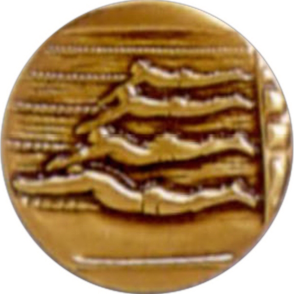 Stock award lapel pin with 1" event insert with military clutch.... from ASI 67961 Lorente LLC / Lorente