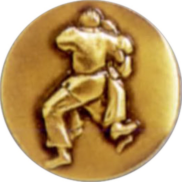 Stock award lapel pin with 1" event insert with military clutch.... from ASI 67961 Lorente LLC / Lorente