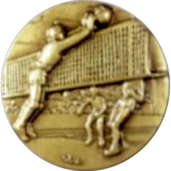 Medal with a rope border that Holds 2" size events.... from ASI 67961 Lorente LLC / Lorente