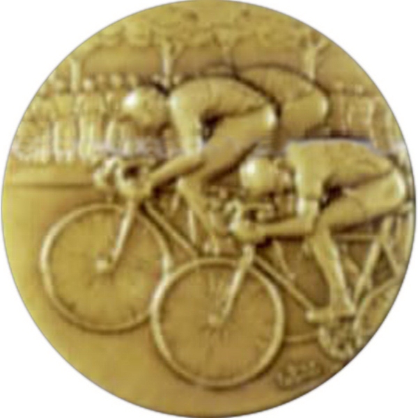 Medal with a rope border that Holds 2" size events.... from ASI 67961 Lorente LLC / Lorente