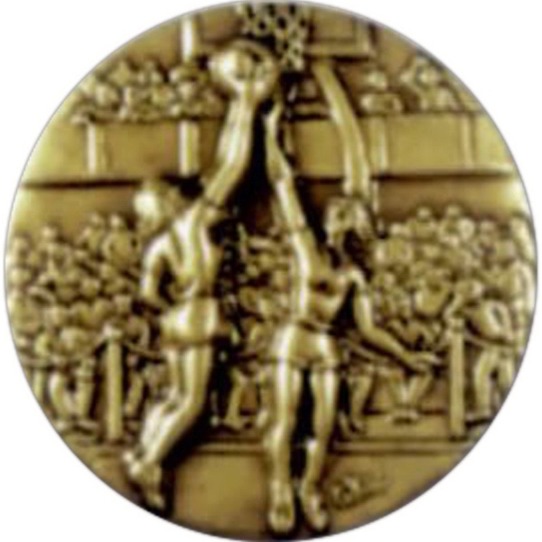 Medal with a rope border that Holds 2" size events.... from ASI 67961 Lorente LLC / Lorente